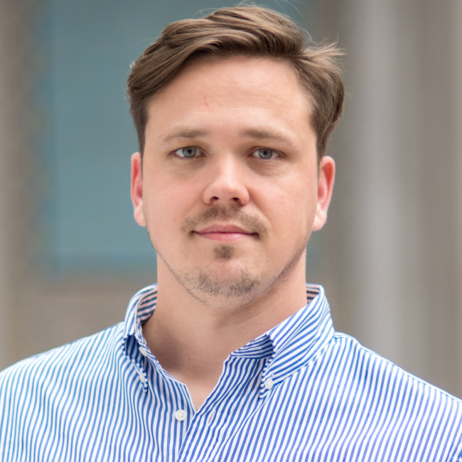 Headshot of Leo Daube, Communications Director.